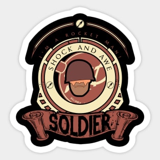 Soldier - Red Team Sticker